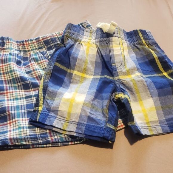 Other - Set Of Baby Plaid Shorts, 18m, Never Worn